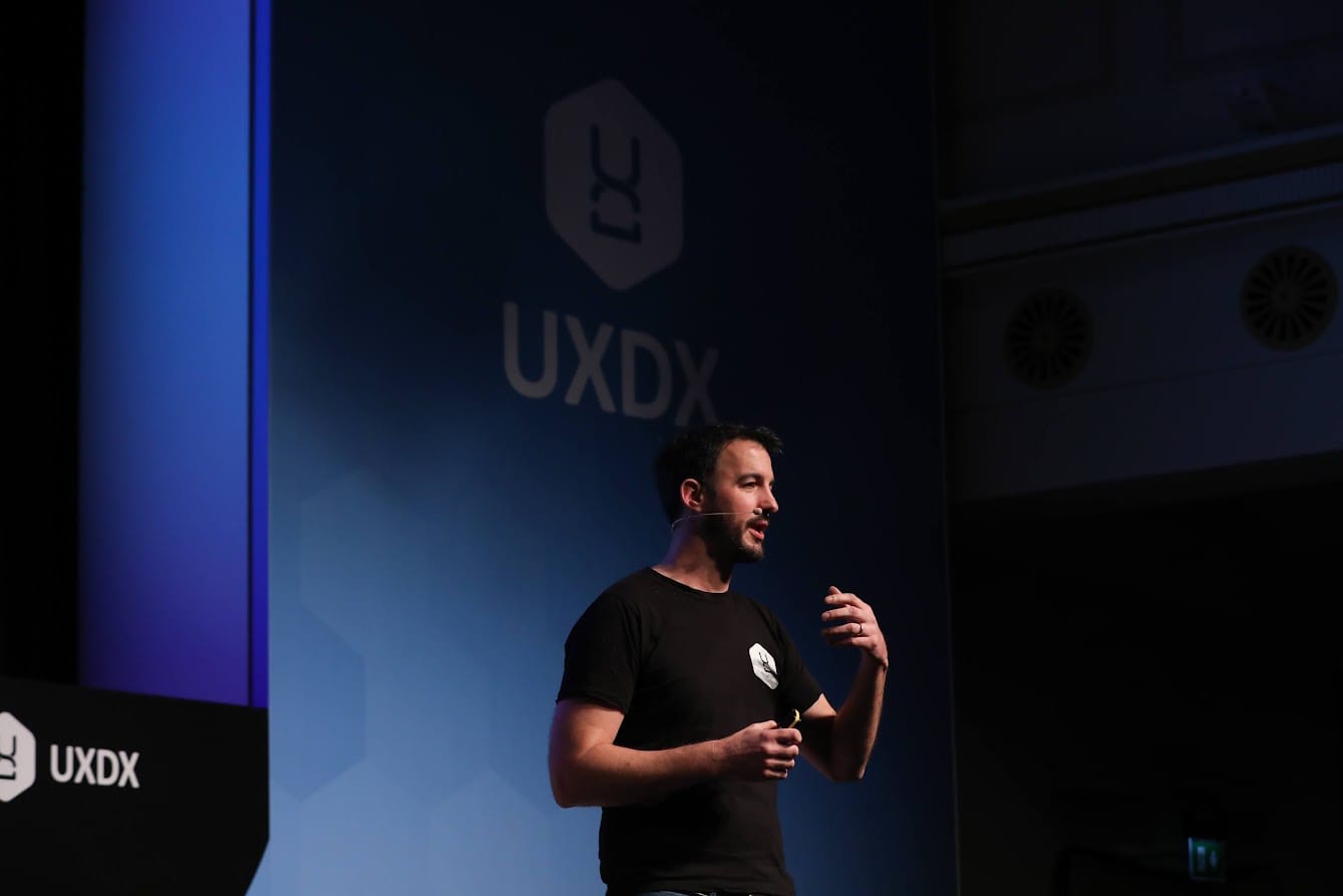 A group of attendees at the UXDX USA in New York City.