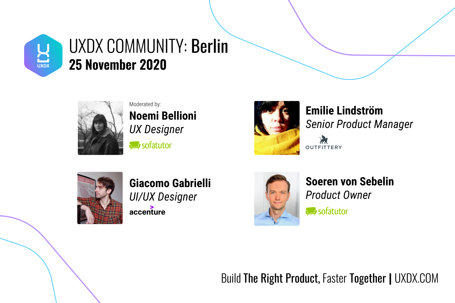 UXDX Community Event Berlin - 25th November