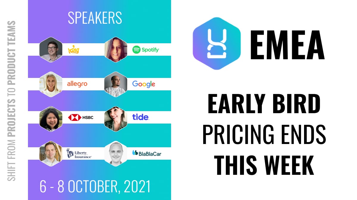 Early Bird prices end this week, alongside a list of speakers at UXDX EMEA 2021